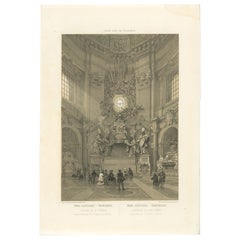 Silla de San Pedro, Vaticano - Obra maestra barroca Interior, 1868