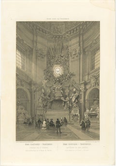 Chair of St Peter, Vatican – Baroque Masterpiece Interior, 1868