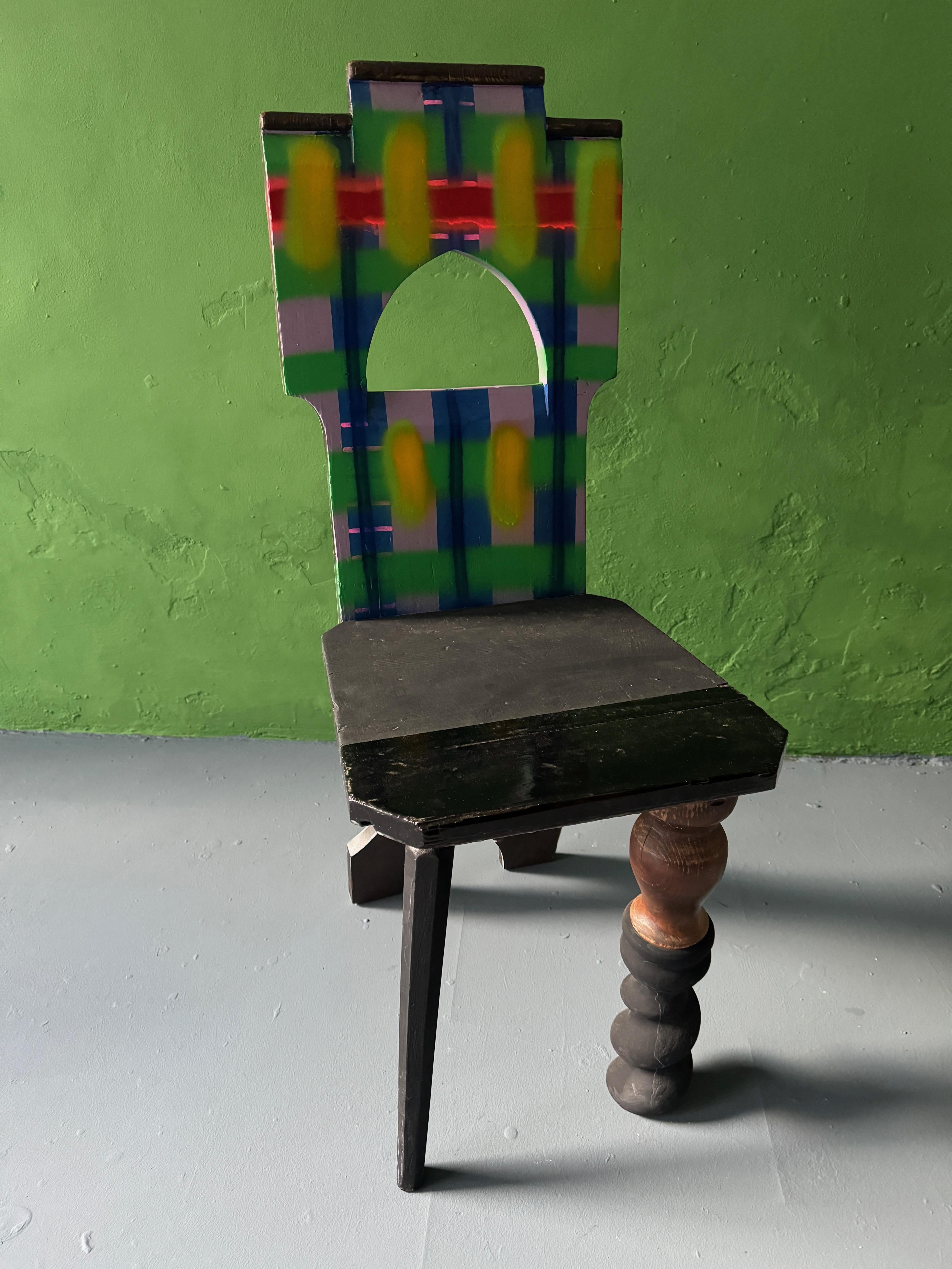 Stuhl „Oh Romeo, wo ist Juliet ?“, zeitgenössisch, von Markus Friedrich Staab (Art nouveau)