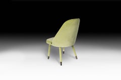 Chair Paulette, Velvet and Metal, Italy