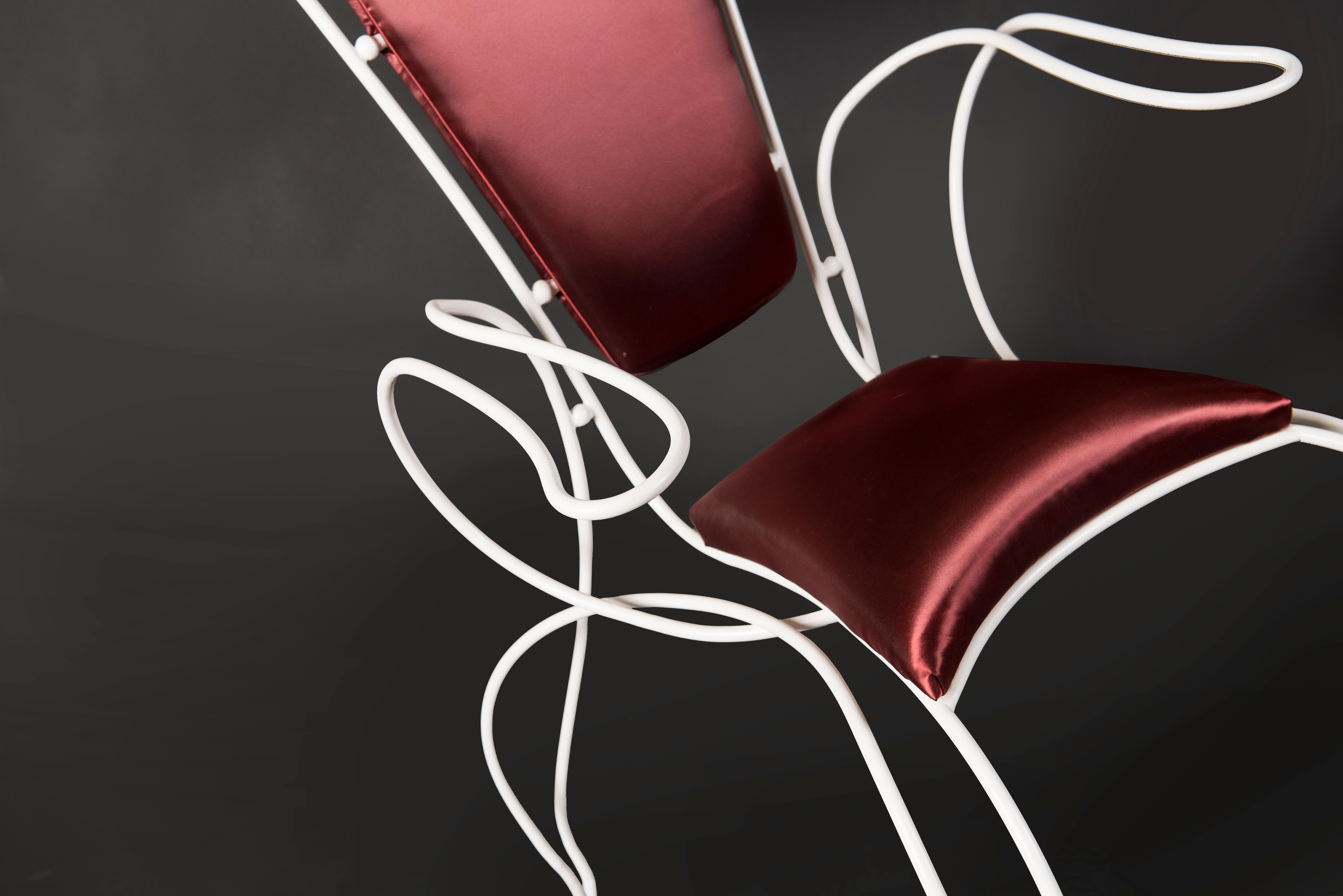 Stuhl Philo, für den Außenbereich, hergestellt in Italien (Moderne) im Angebot