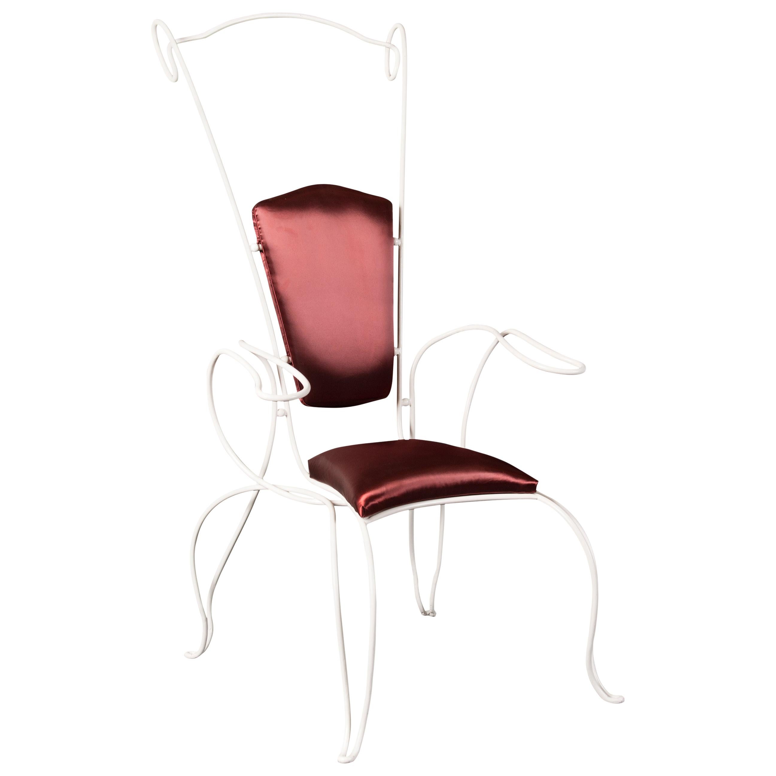 Chair Philo, for Outdoor, Made in Italy For Sale