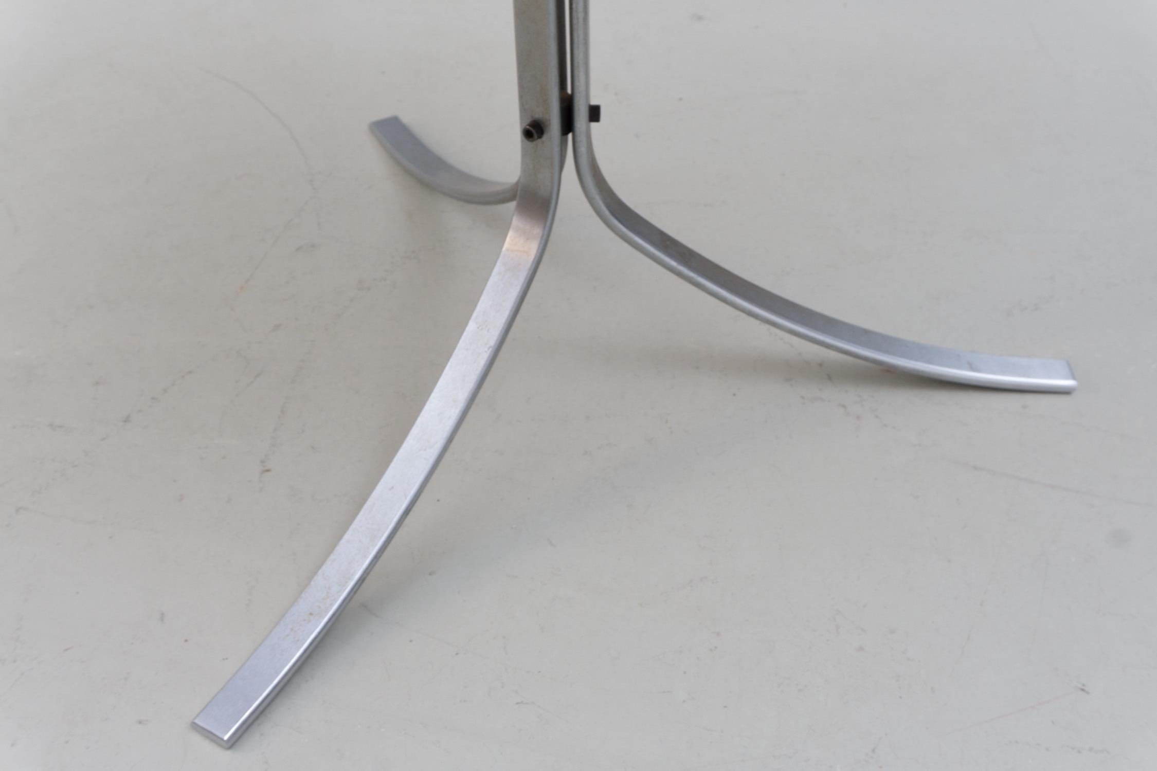 Mid-20th Century Chair 'PK 9' by Poul Kjaerholm, Fritz Hansen, Steel, Leather, 1960