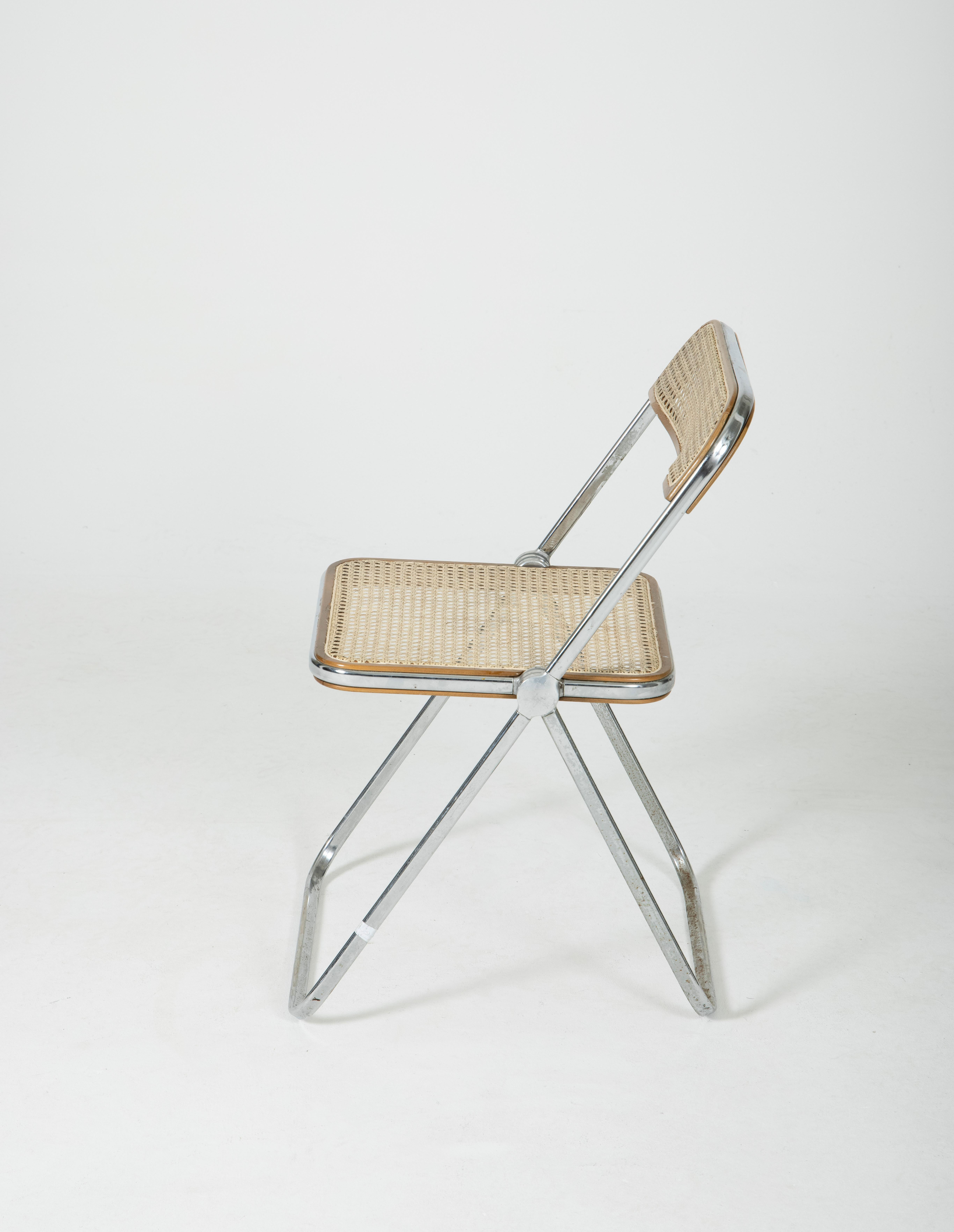 Mid-Century Modern Chair Plia by Giancarlo Piretti for Castelli / Anonima Castelli, 1960s