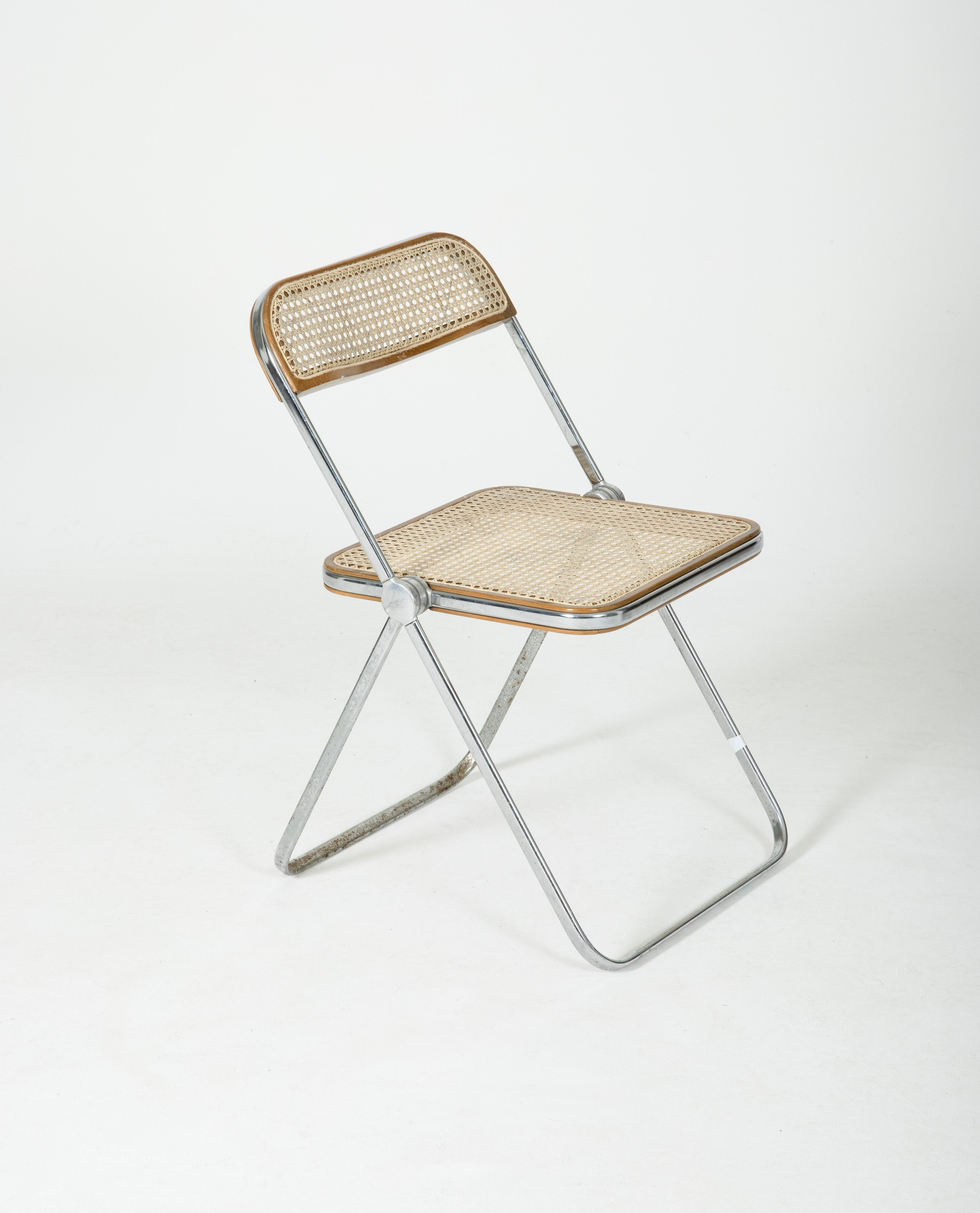 Mid-20th Century Chair Plia by Giancarlo Piretti for Castelli / Anonima Castelli, 1960s