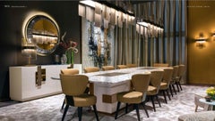 Chair Wood Solid Timber Distressed Finish Lacquered Legs quilting on Back