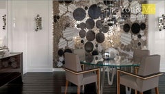 Chair  Solidwood frame Arms Legs three different Timber Layers Metal Caps