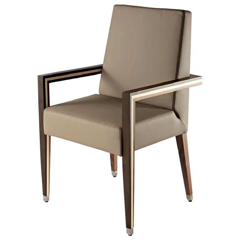 Chair Solidwood frame Arms Legs three different Timber Layers Metal ...