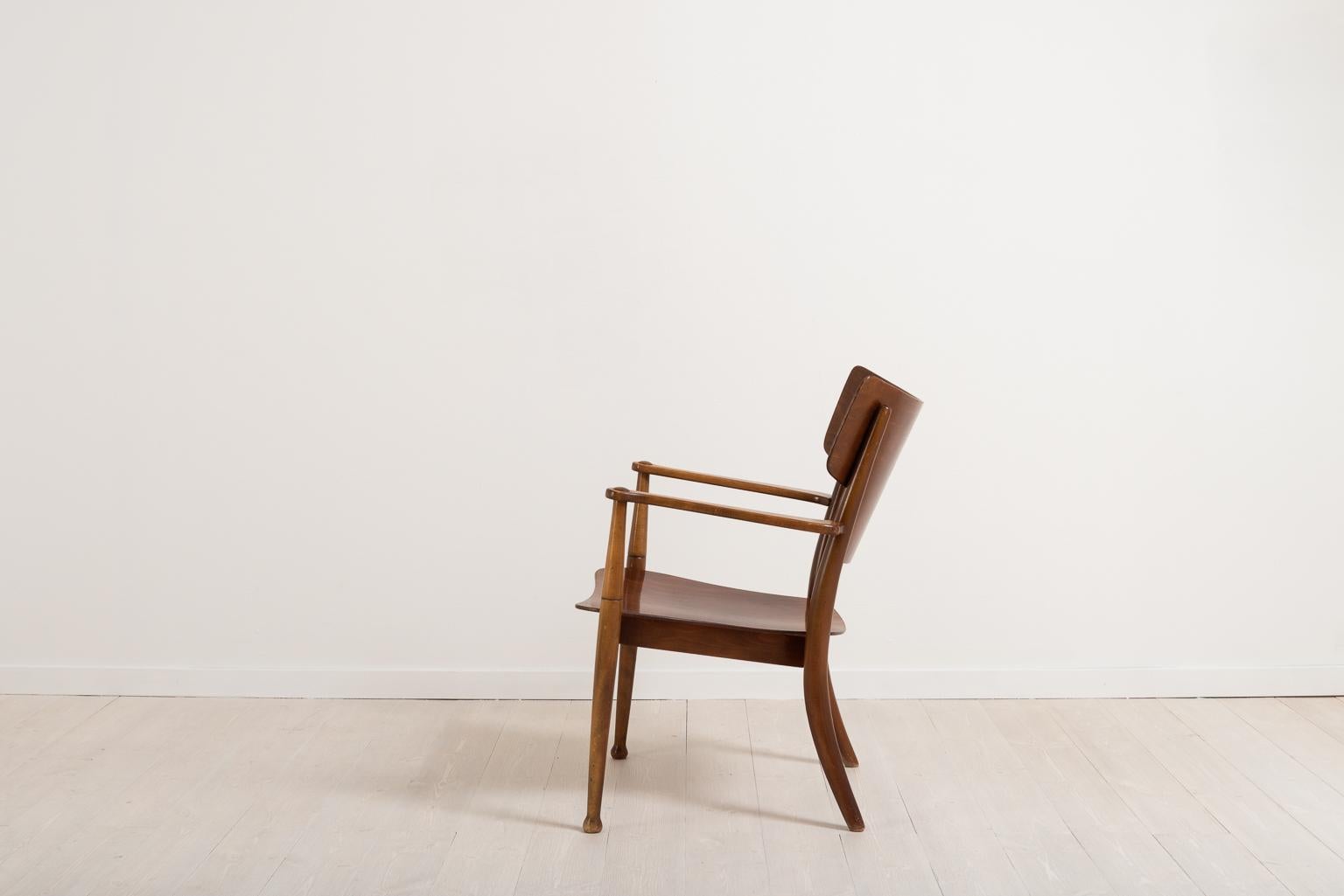 Swedish Chair 'Portex' Designed 1944 by Peter Hvidt and Orla Molgaard-Nielsen