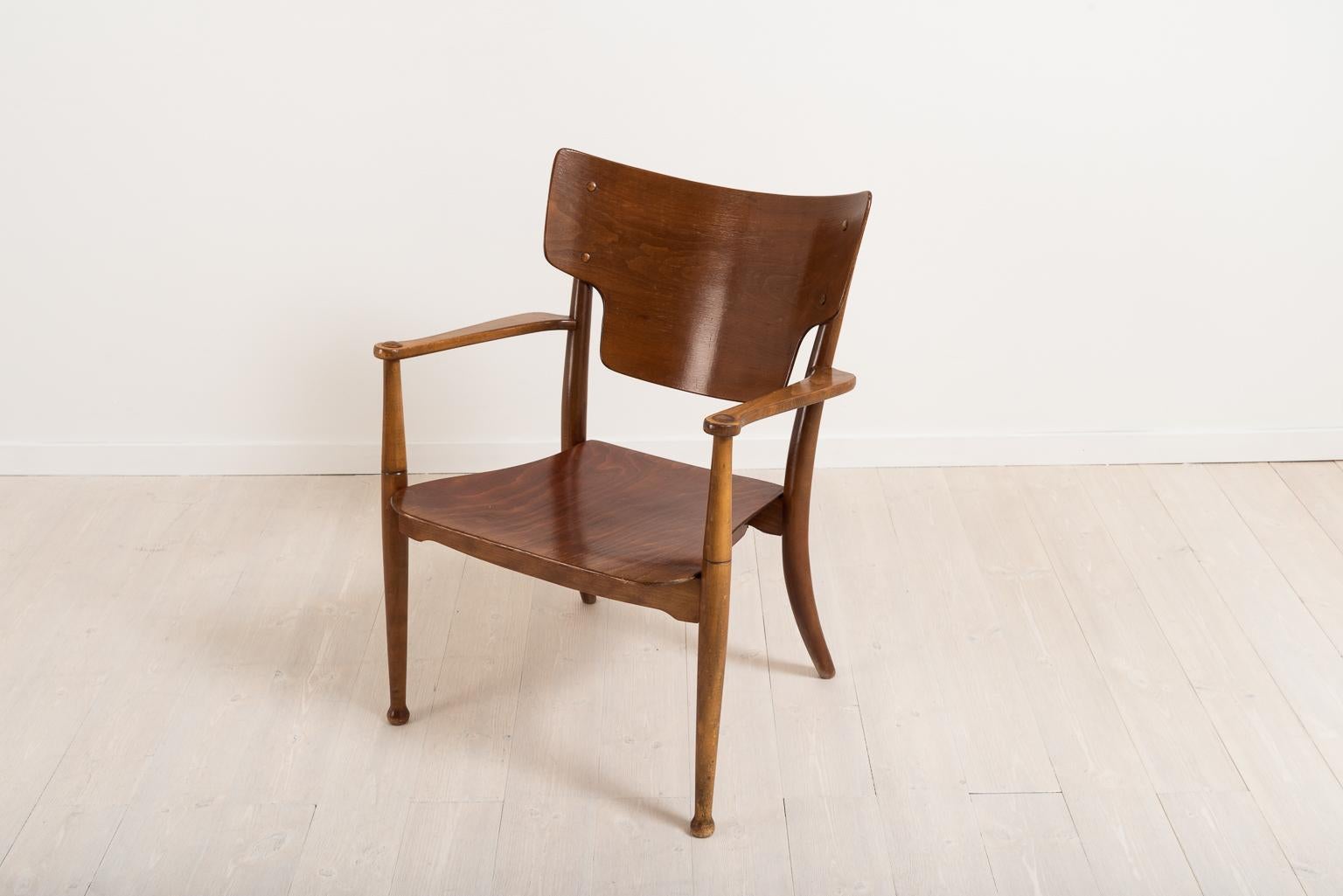 Beech Chair 'Portex' Designed 1944 by Peter Hvidt and Orla Molgaard-Nielsen