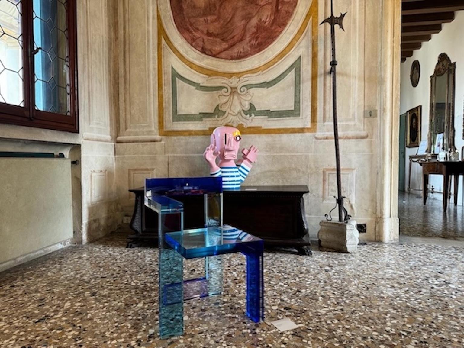 Chair Post Steltman by Alessandro Guerriero for Alchimia Redesign Collection For Sale 4