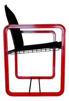 Chaise "Quadra" design Gigante Zambusi Boccato pour Seccose, années 1980