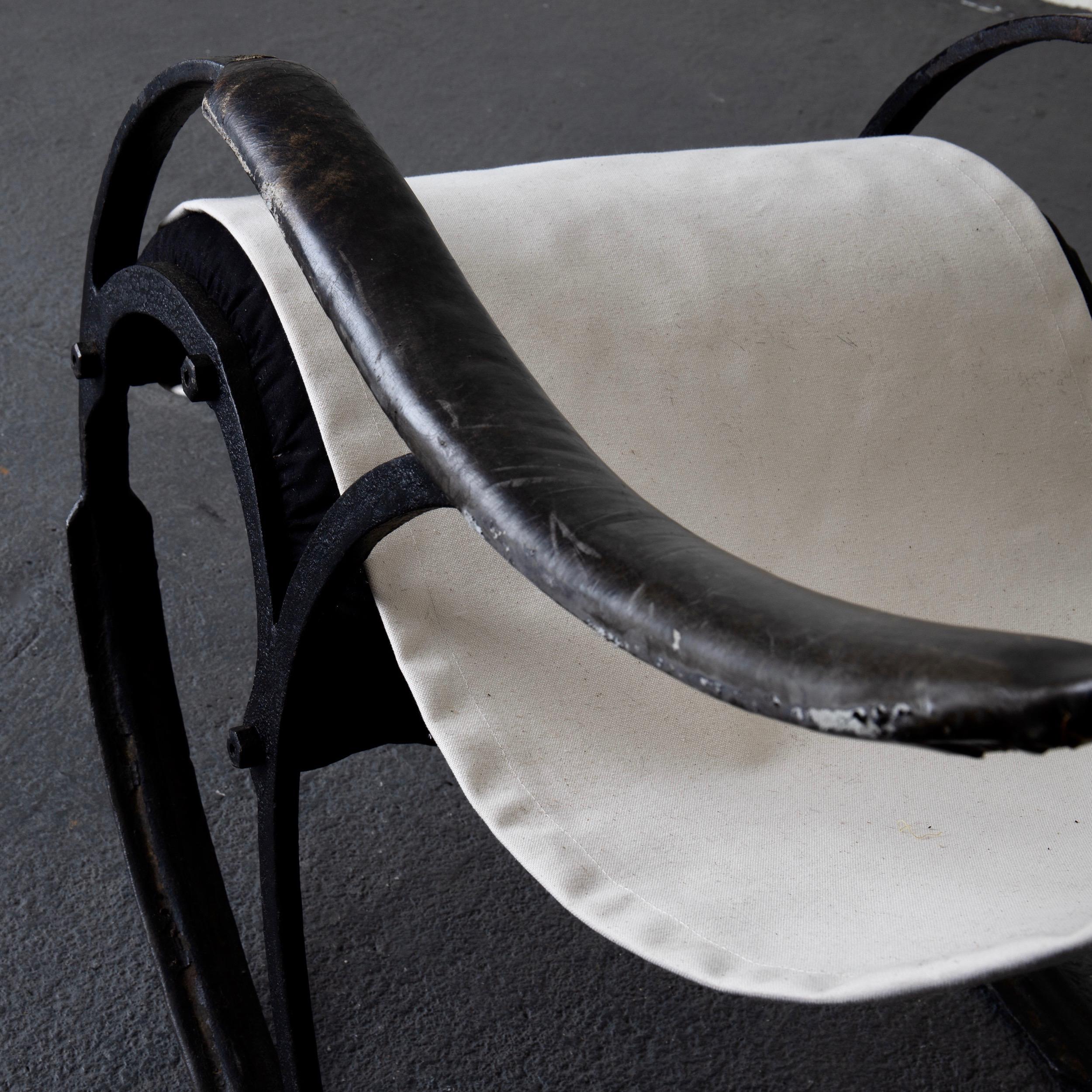 Chair Rocking English 19th Century Black White England 7