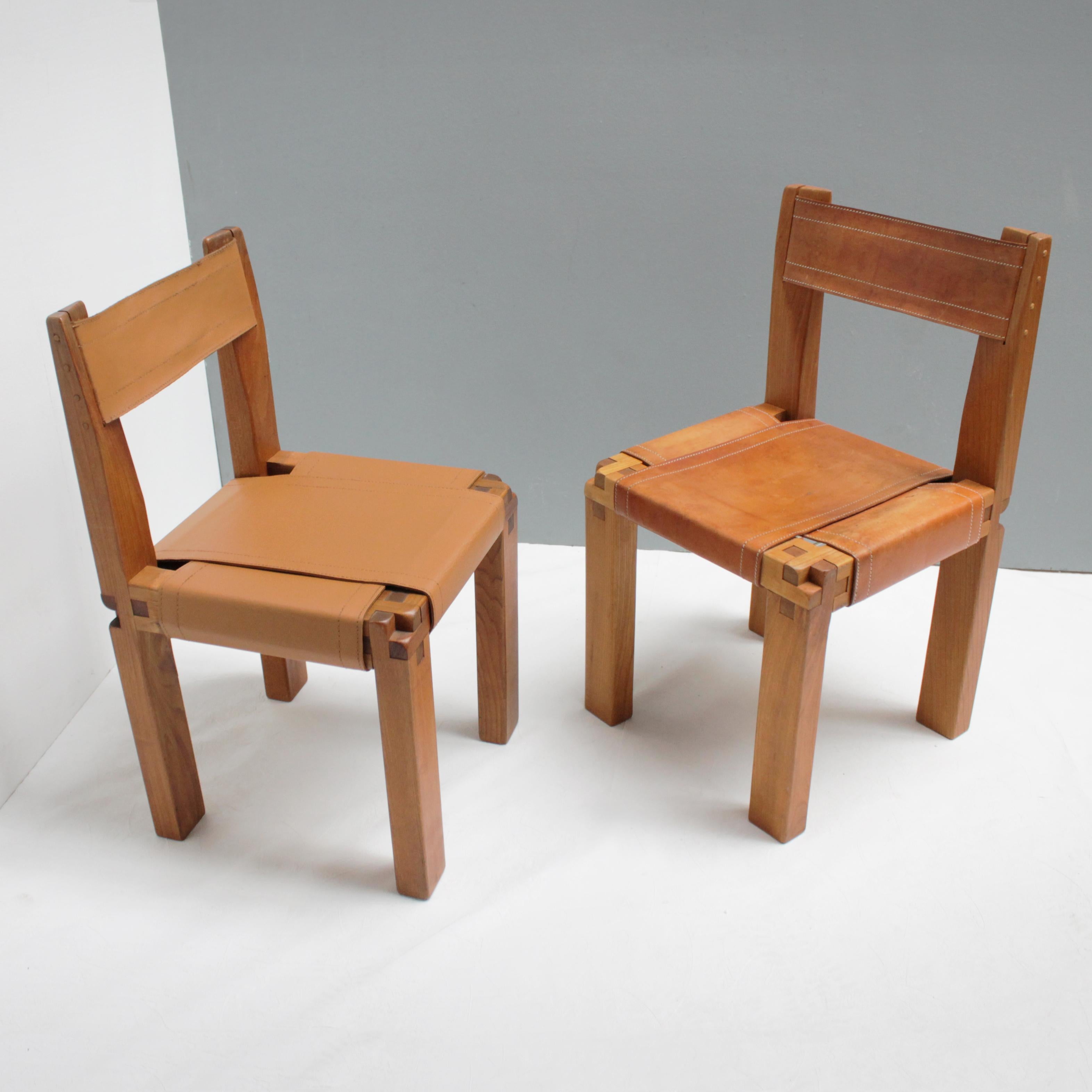 Chair S11 by Pierre Chapo, France 7