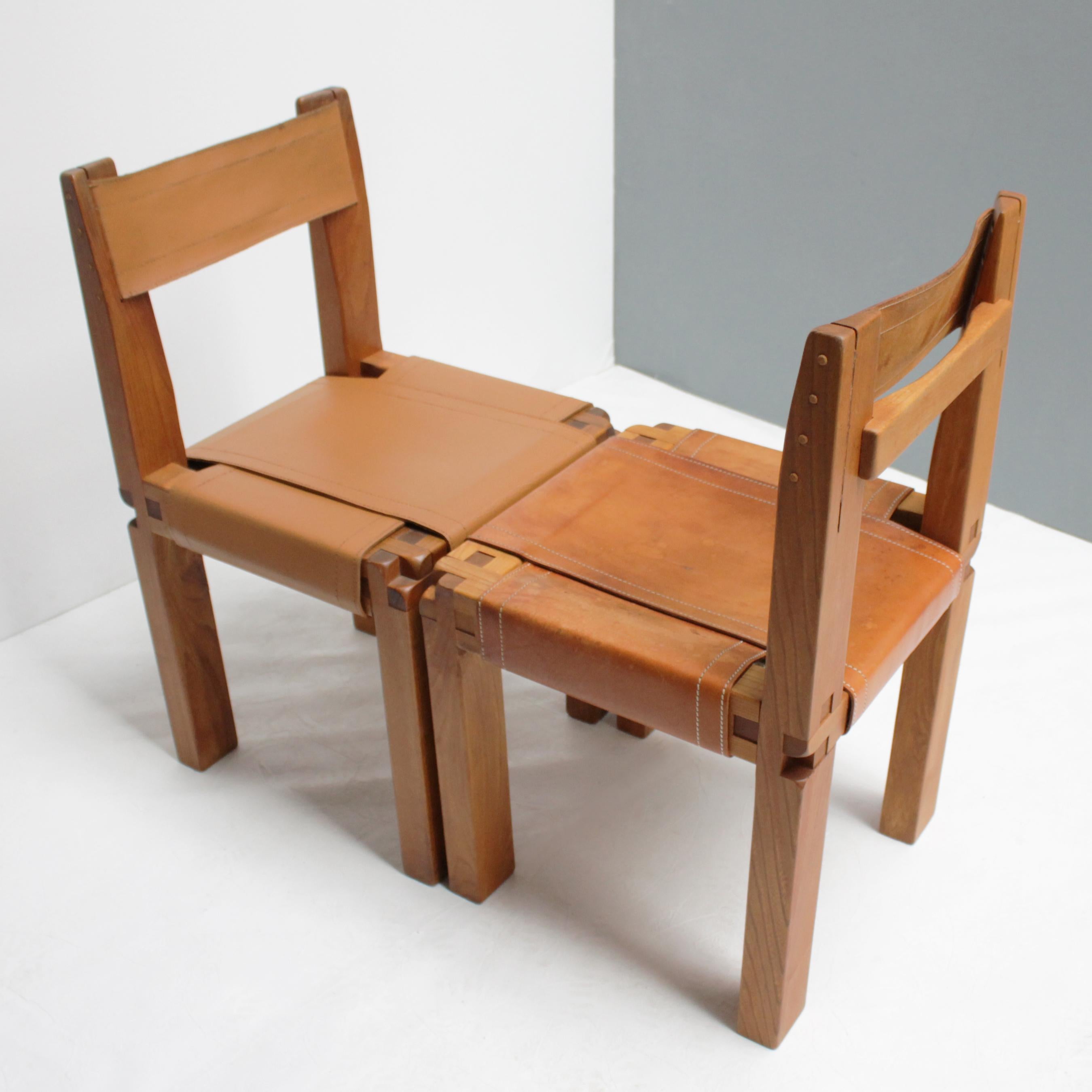 Chair S11 by Pierre Chapo, France 8