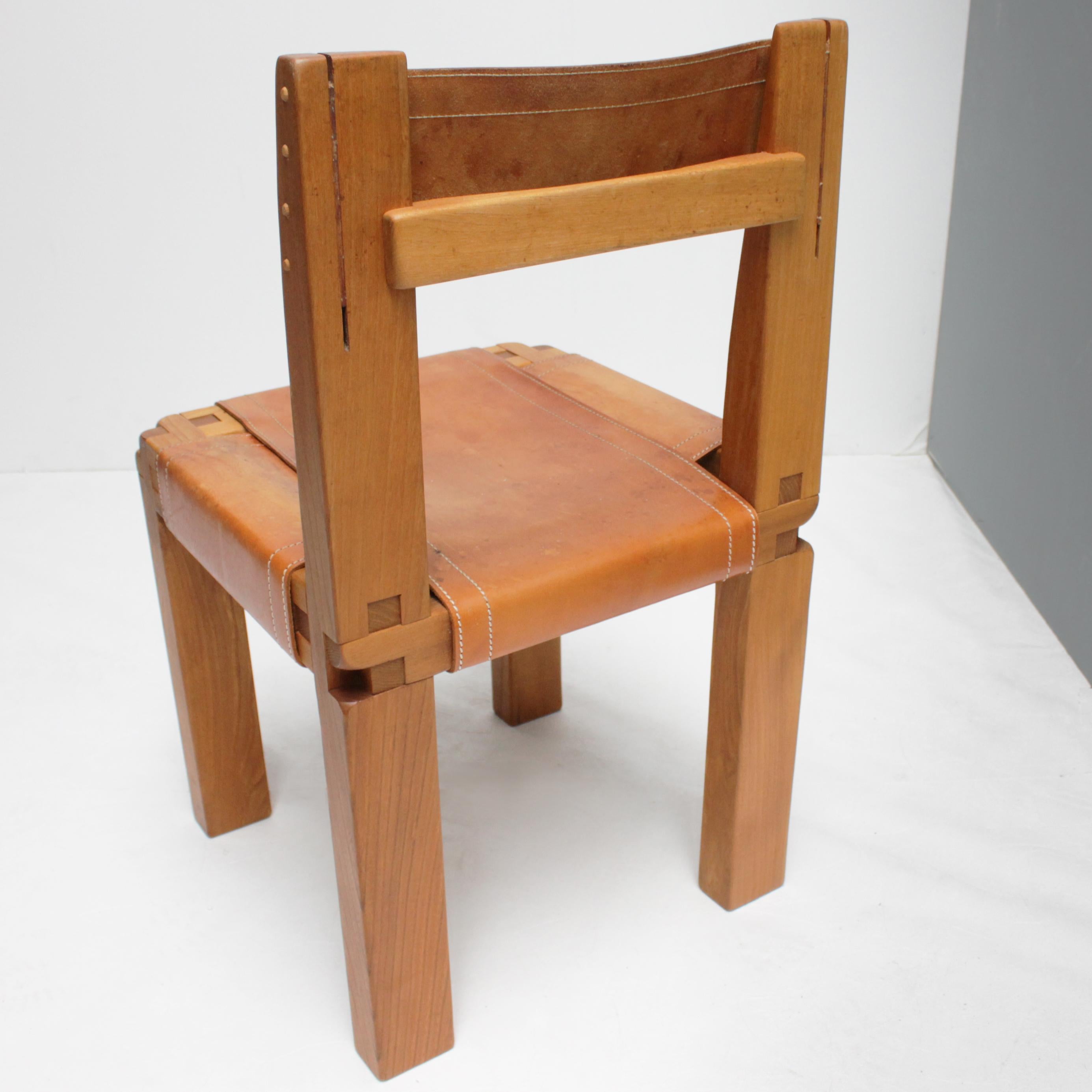 Chaise S11 de Pierre Chapo, France Bon état à JM Haarlem, NL