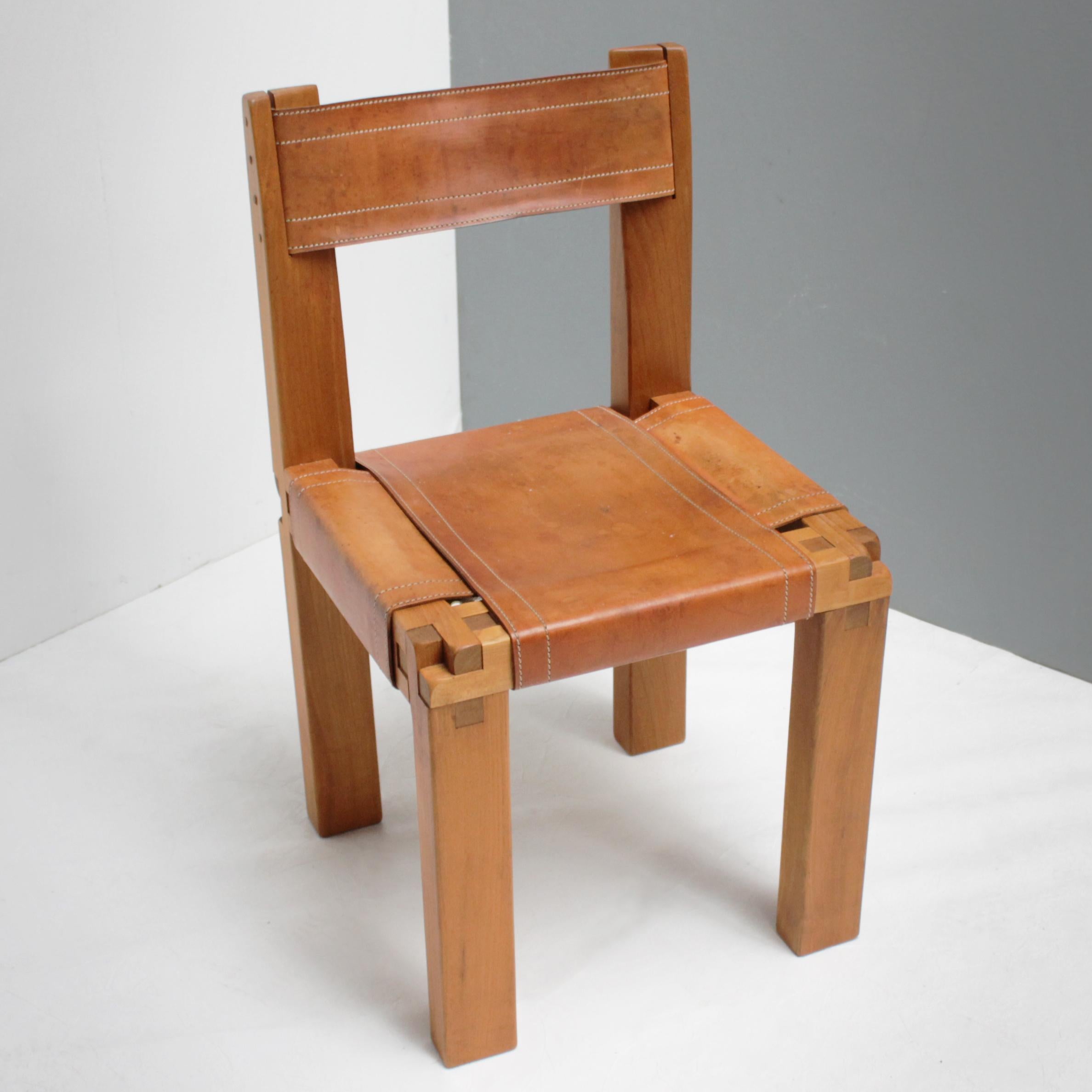 Chaise S11 de Pierre Chapo, France 1