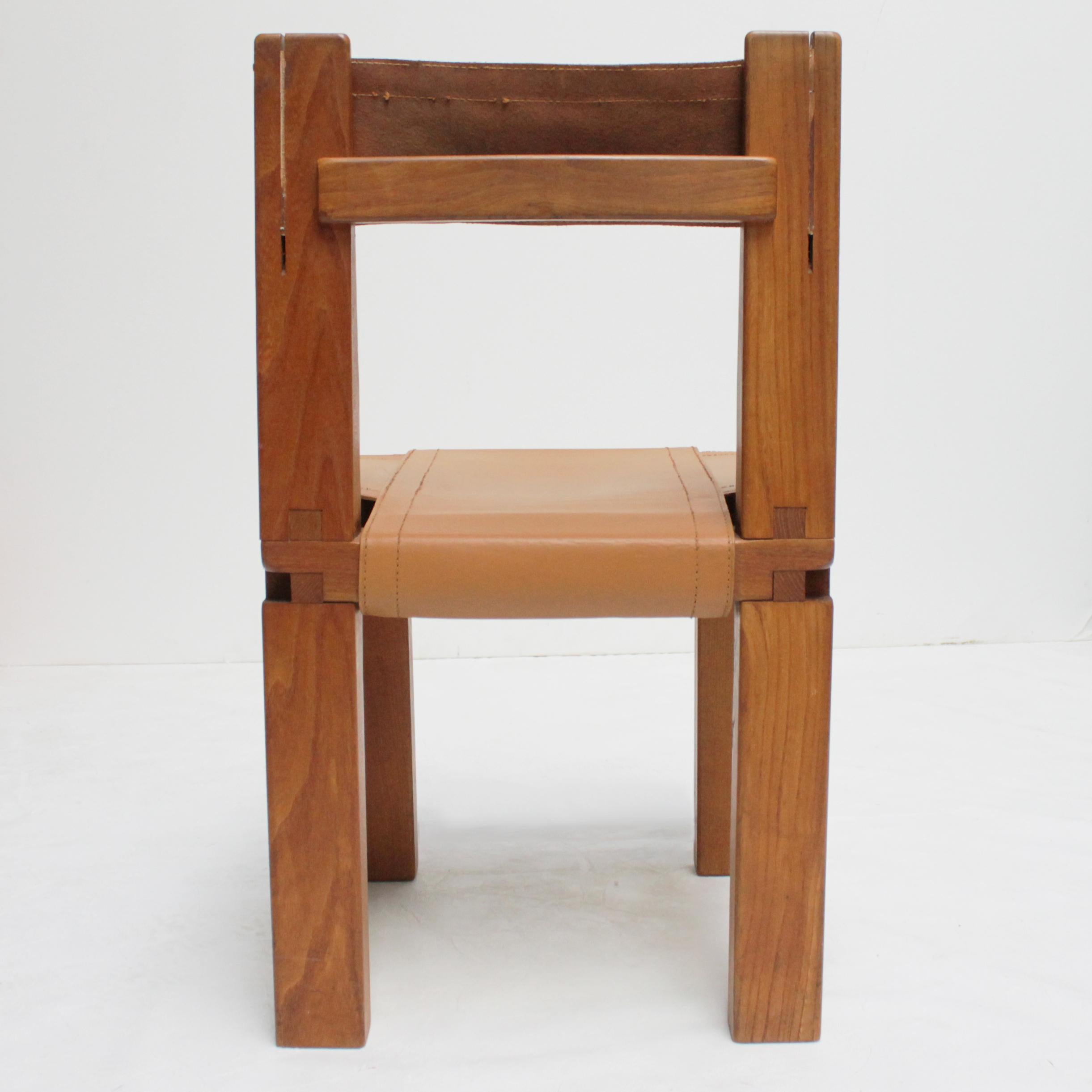 Chair S11 by Pierre Chapo, France 1