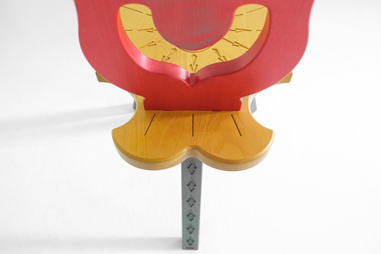 chair 'sedile del museo bagatti valsecchi' by alessandro mendini for mastrangelo 3