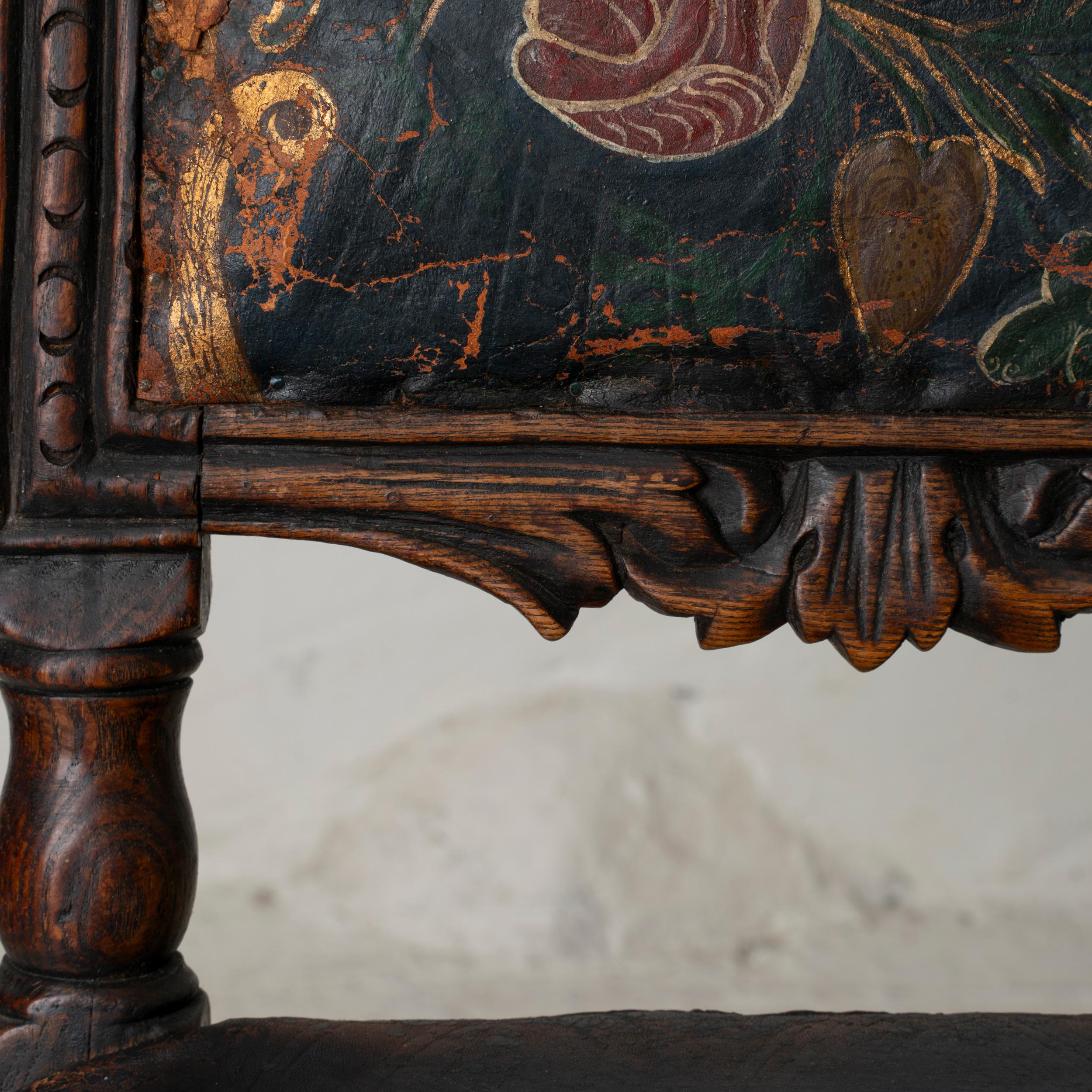 Stuhl Side Barock Schweden im Angebot 3