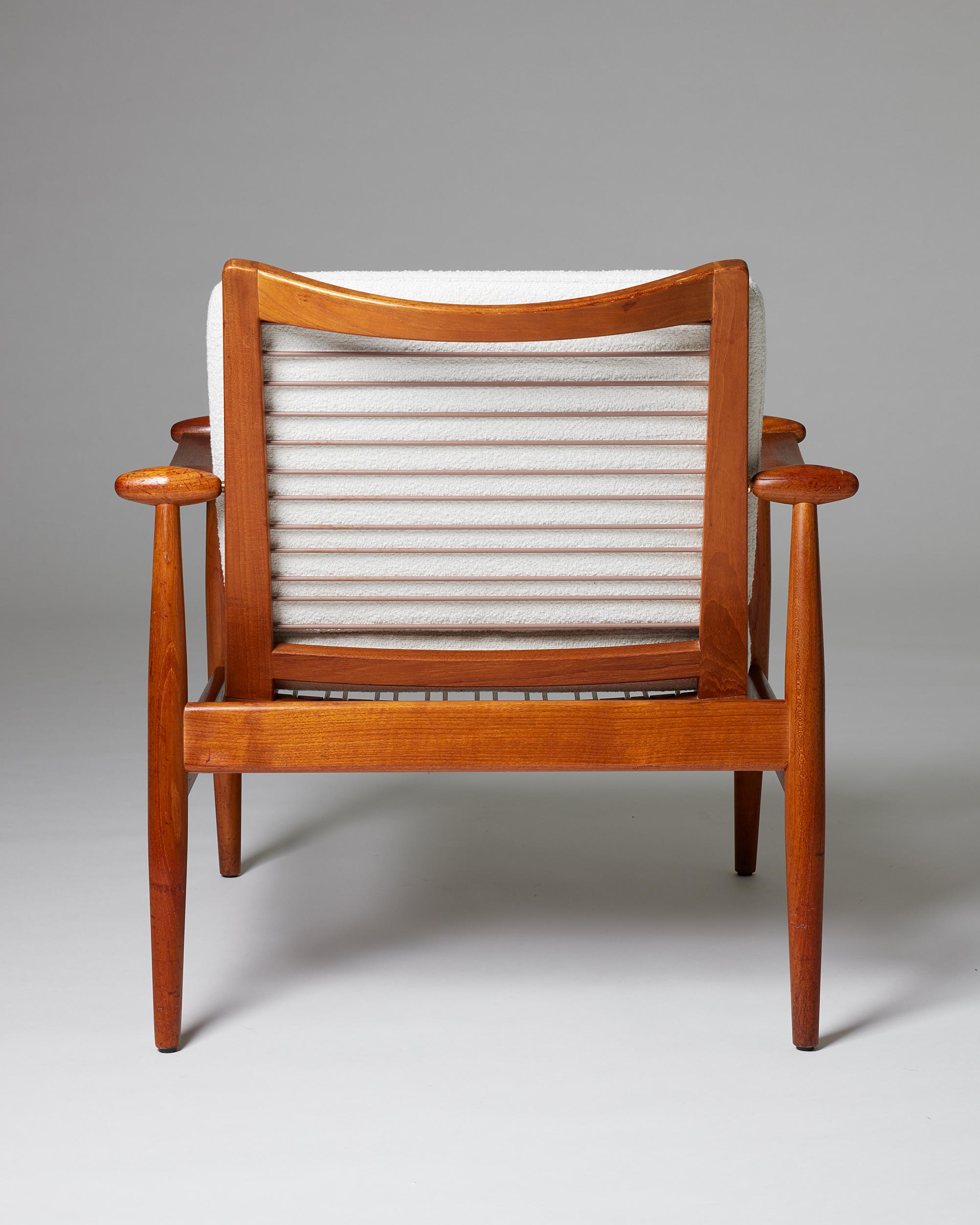 Mid-Century Modern Chair ‘Spade’ Model FD 133 Designed by Finn Juhl for Frankrike & Søn, Denmark For Sale