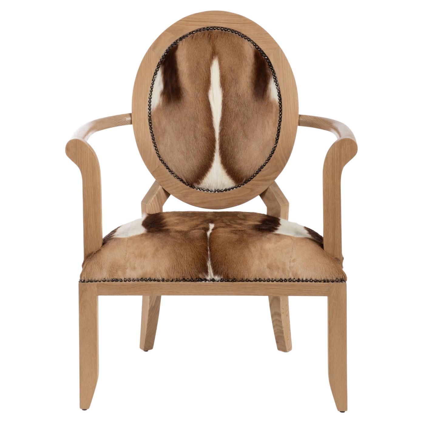 Chair, Springbok Hide Manhattan