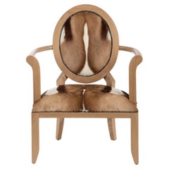 Chaise, Springbok Hide Manhattan