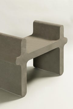 Chair Suede Francesco Balzano for Giobagnara Ossicle Leather Chair No. 1