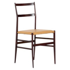 Chair " Superleggera " in wood by Gio Ponti for Cassina, Italy 1957.