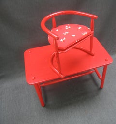 Chair & Table Anna Karin Mobring for IKEA 1963 - with original seat cushion