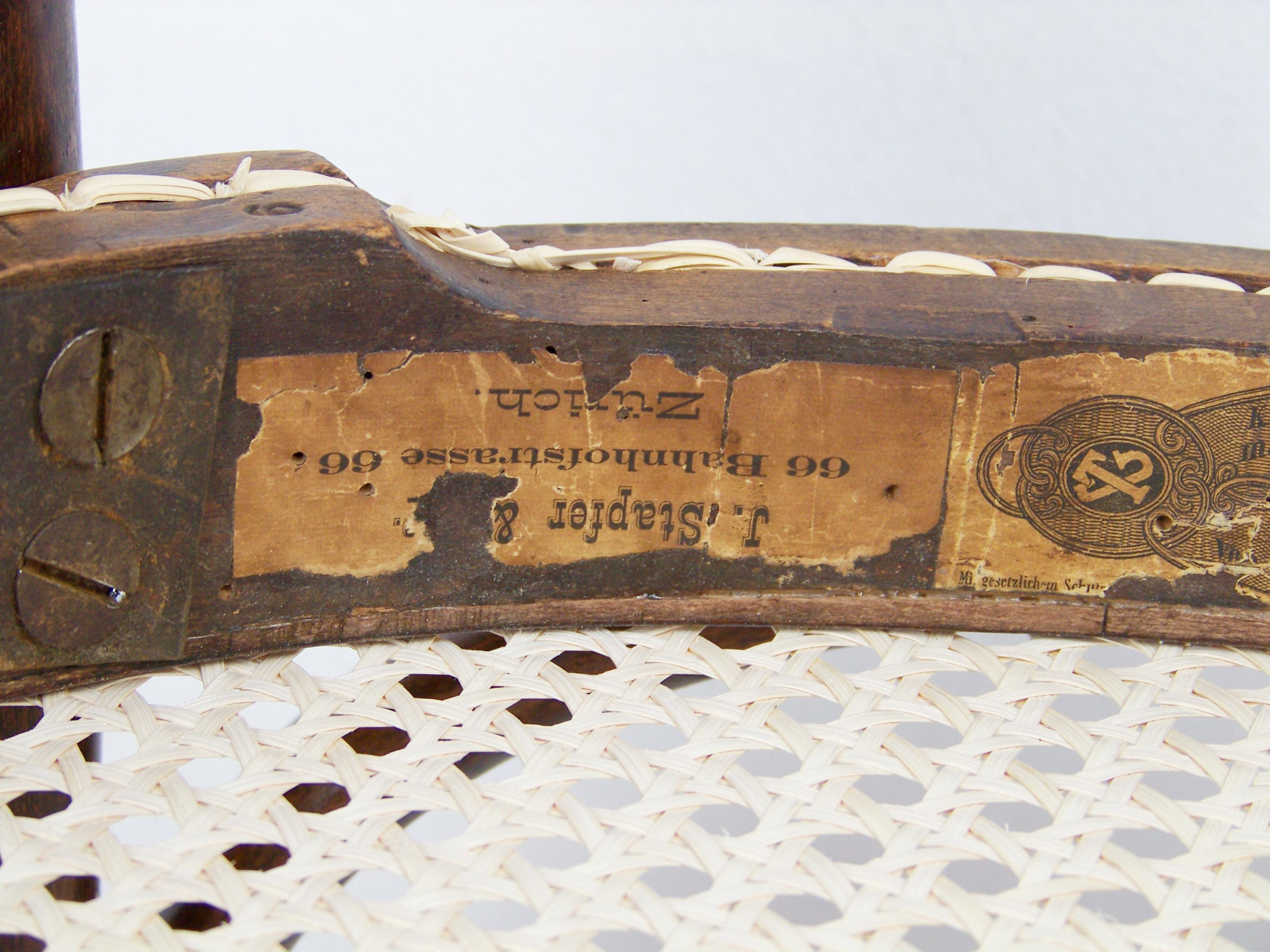 Chair Thonet Nr.20, circa 1880 In Good Condition For Sale In Praha, CZ