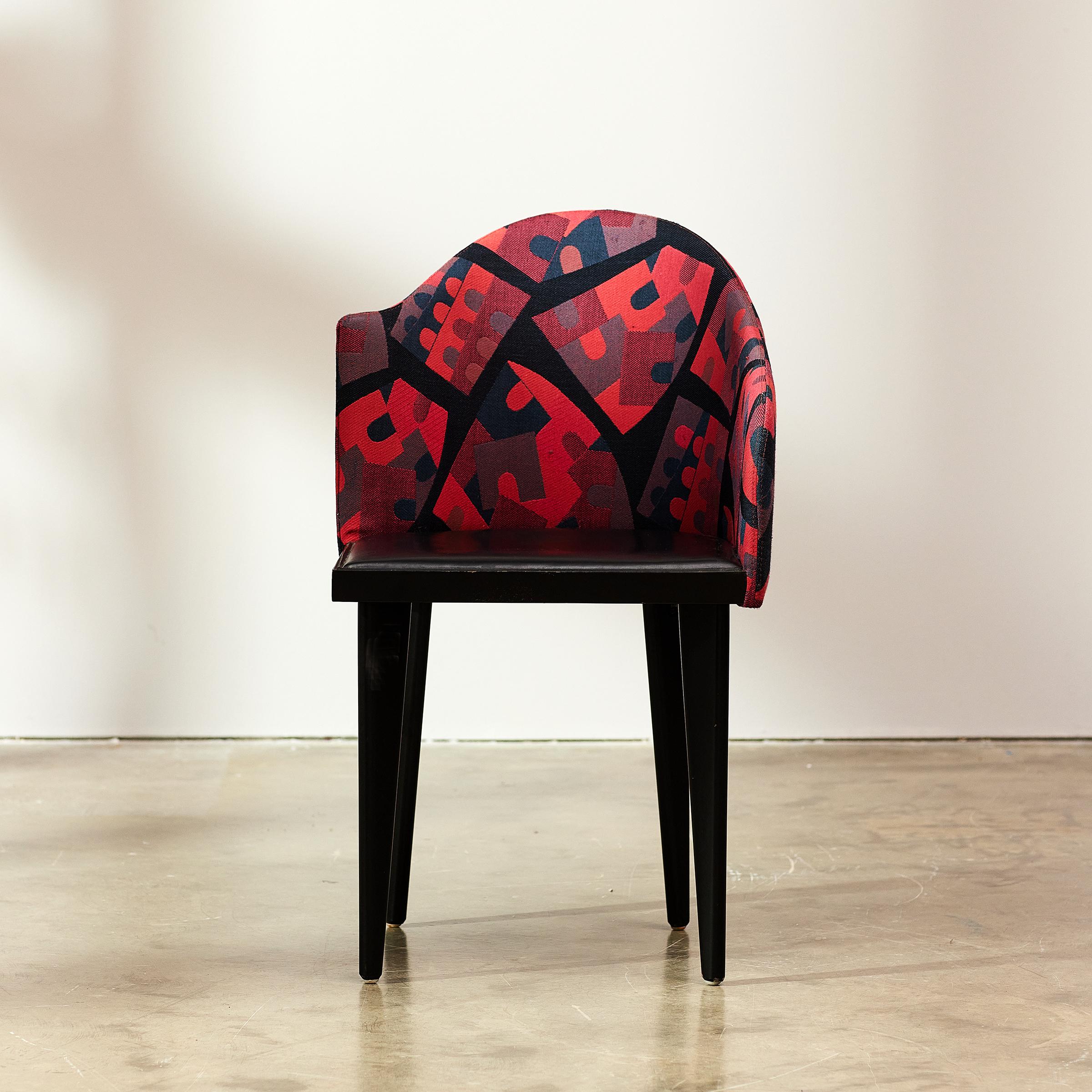 Late 20th Century  Chairs Toscana by Piero Sartogo and Nathalie Grenon for Saporiti Italia, 1986 For Sale