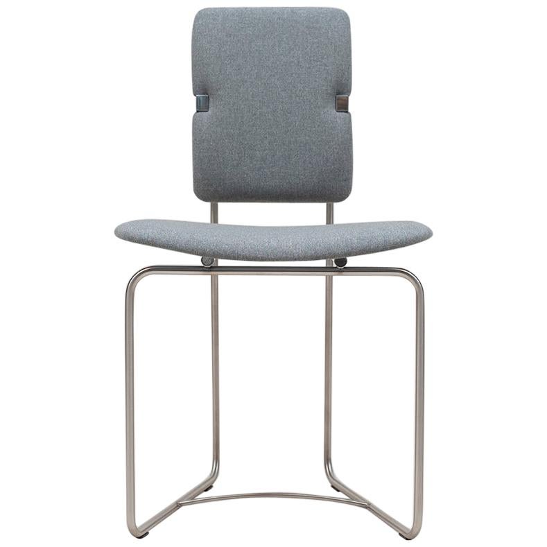 Late 20th Century Bauhaus Style Polished Stainless Steel 'Jodie' SO2 Chair For Sale