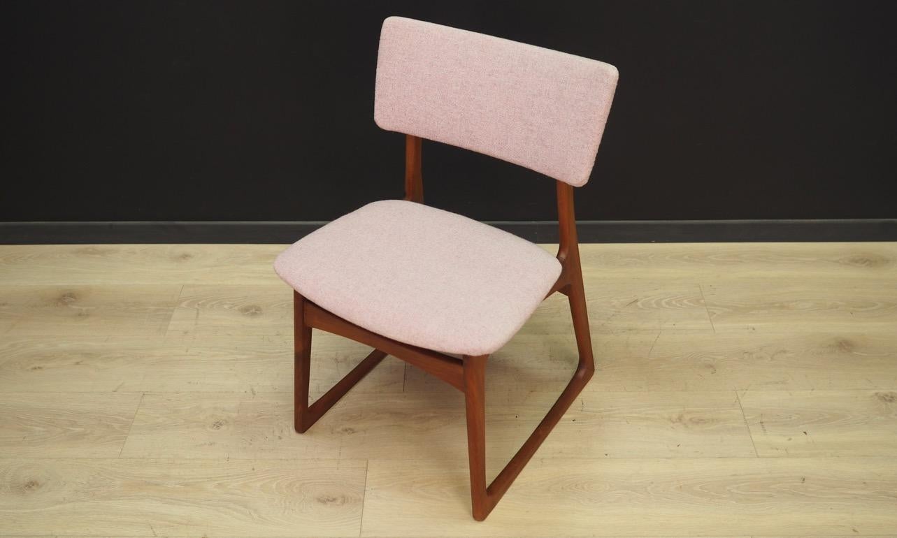 Scandinavian Chair Vintage Retro Midcentury Pink, 1970s