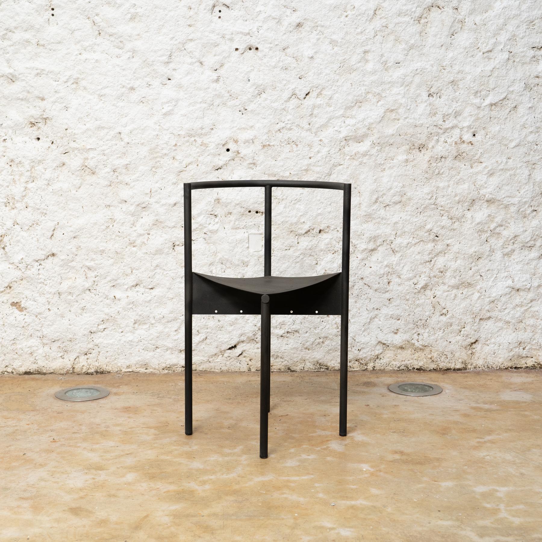 Mid-Century Modern Chair Wendy Wright by Phillipe Starck for Disform, circa 1983 For Sale