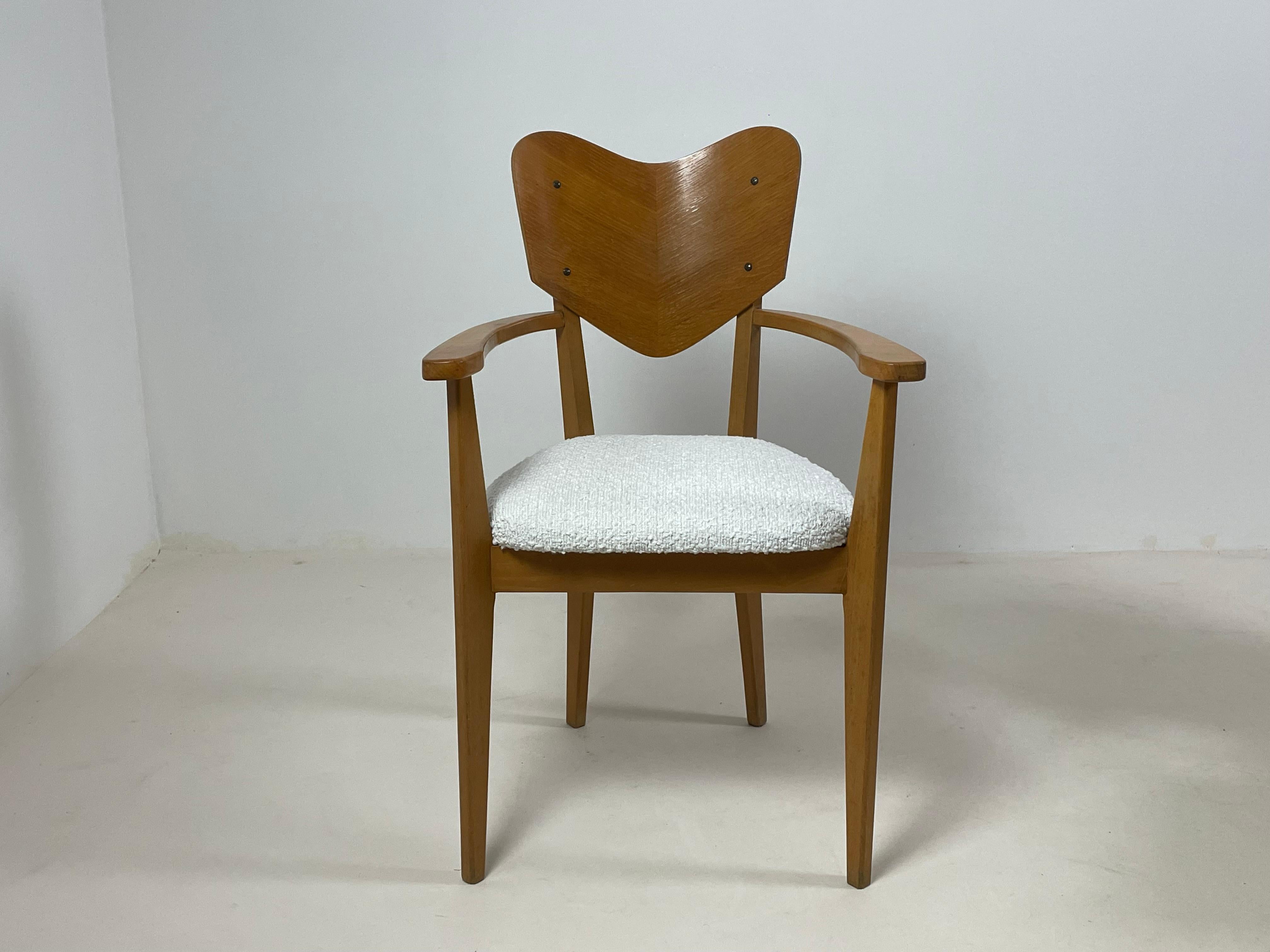 chaise avec accoudoirs de René-Jean Caillette, France  en vente 5