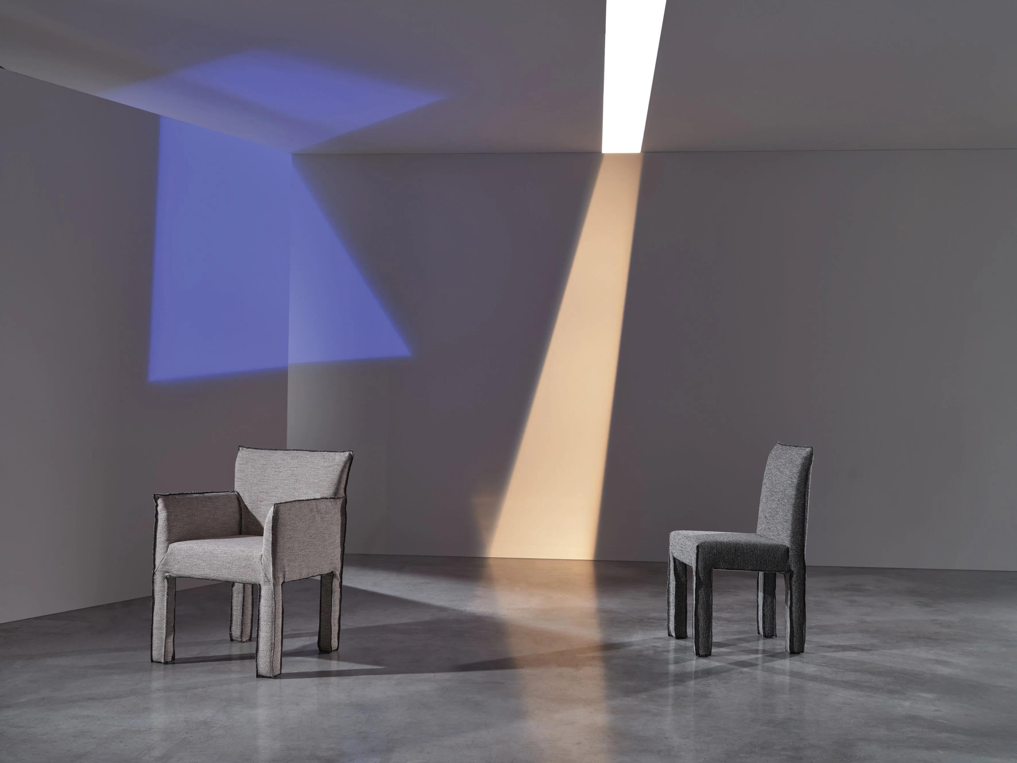 Chair with armrests Gervasoni Ghost 125 design Paola Navone Grande Bouclé Calais In condizioni Nuovo in vendita a Alcamo, IT