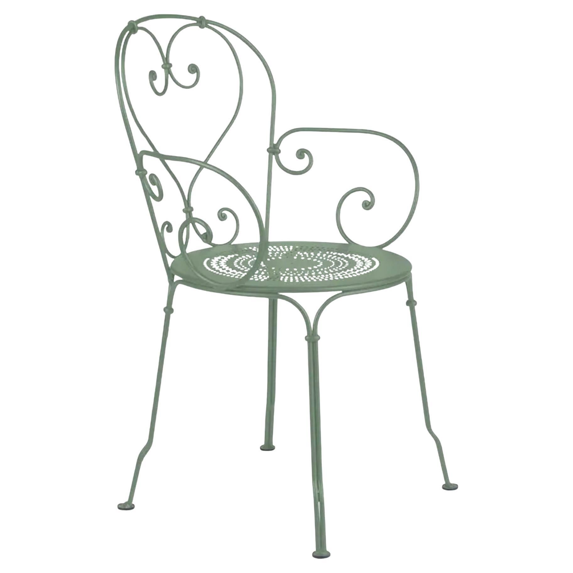 Chair with arms Fermob - 1900 Armchair - Cactus