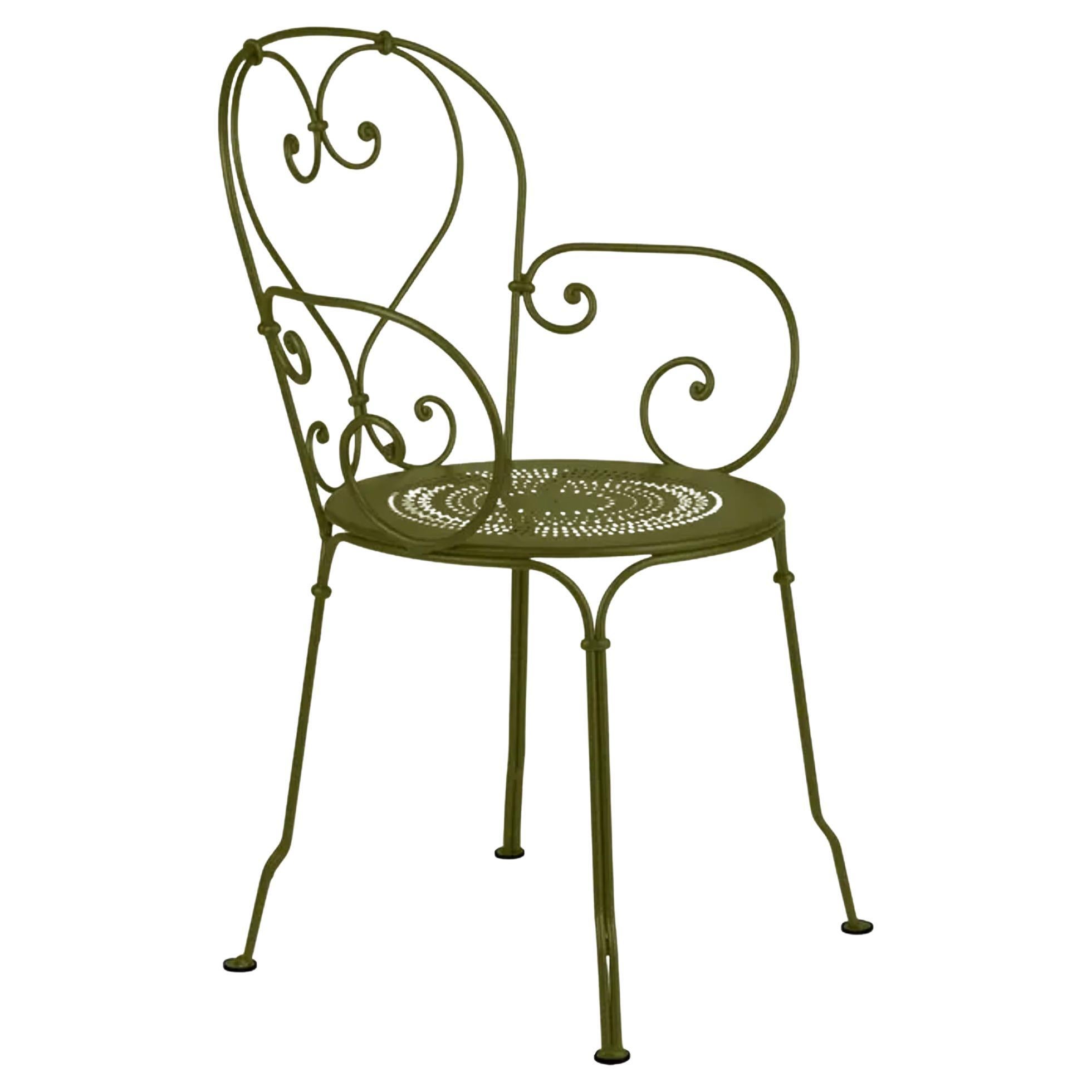 Silla con brazos Fermob - 1900 Sillón - Pesto