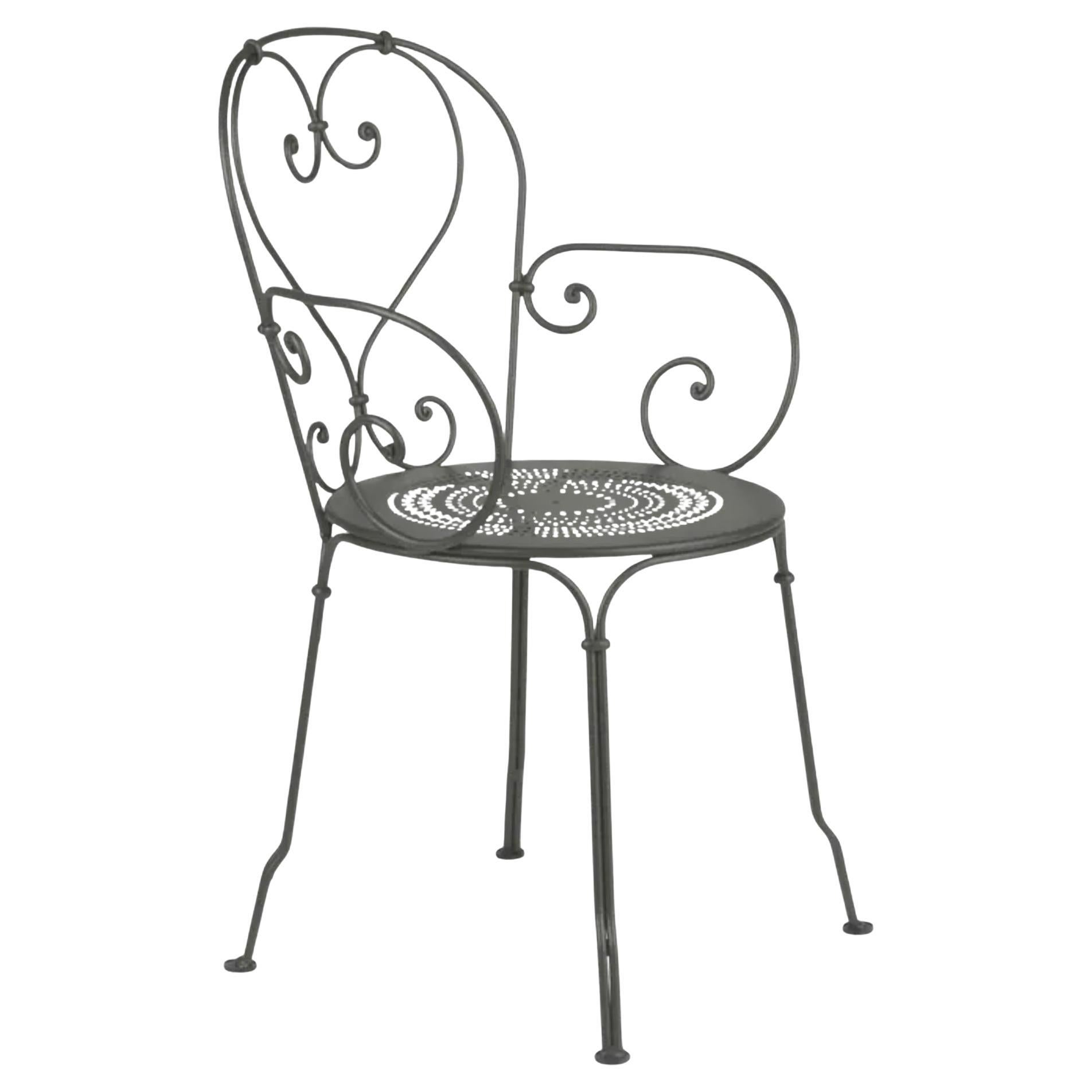 Chaise avec accoudoirs Fermob - 1900 Fauteuil - Romarin en vente
