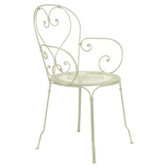 Chair with arms Fermob - 1900 Armchair - Willow Green