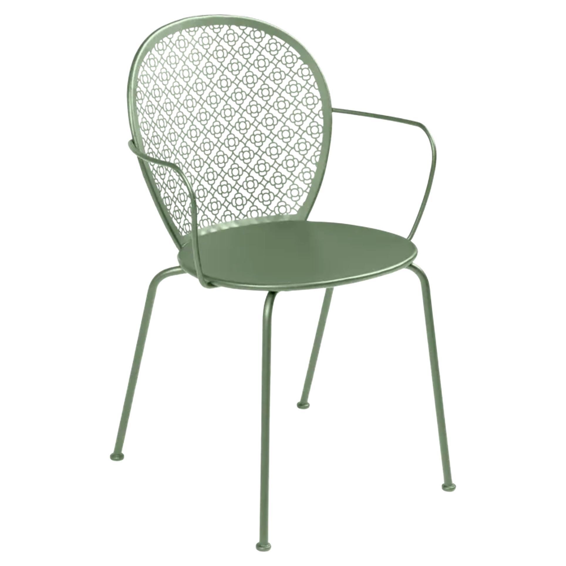 Chair with arms Fermob - Lorette Armchair - Cactus For Sale