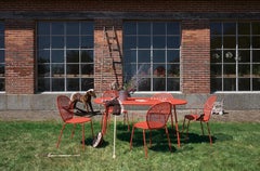Stuhl mit Armlehnen Fermob - Lorette Armchair - Willow Green