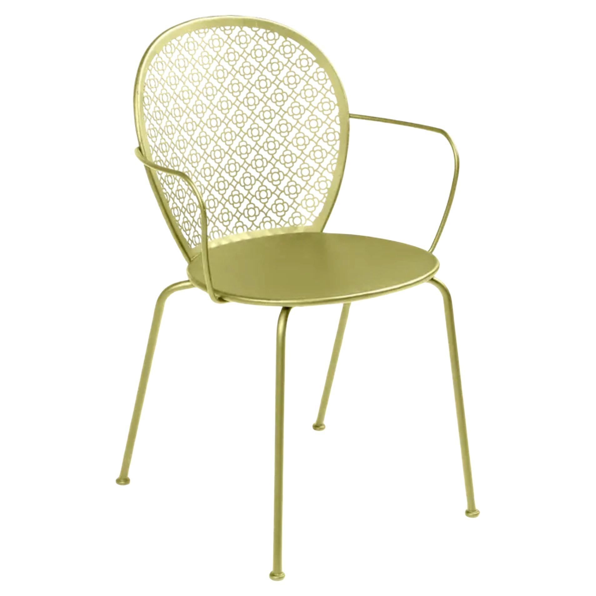 Chair with arms Fermob - Lorette Armchair - Willow Green For Sale
