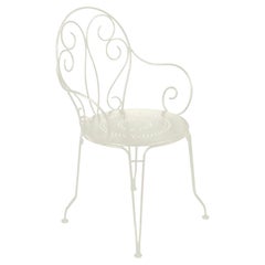 Chaise avec accoudoirs Fermob - Fauteuil Montmartre - Gris argile