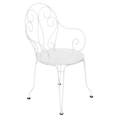 Chair with arms Fermob - Montmartre Armchair - Cotton White