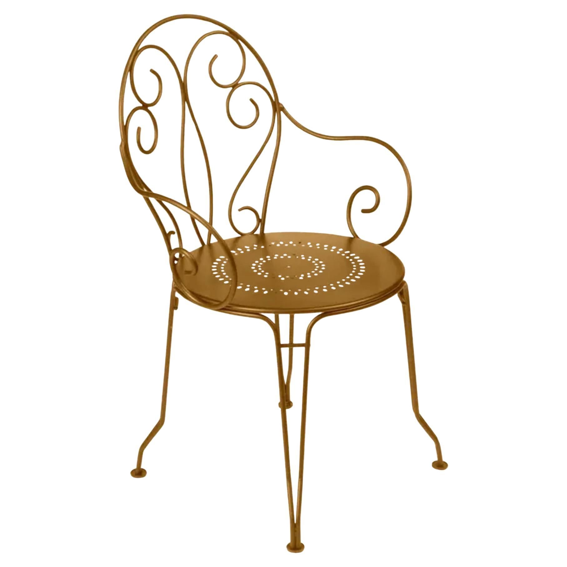 Chair with arms Fermob - Montmartre Armchair - Gingerbread