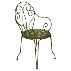Chair with arms Fermob - Montmartre Armchair - Pesto