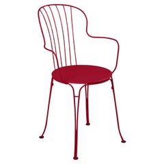 Stuhl mit Armlehnen Fermob - Opéra+ Sessel - Chili