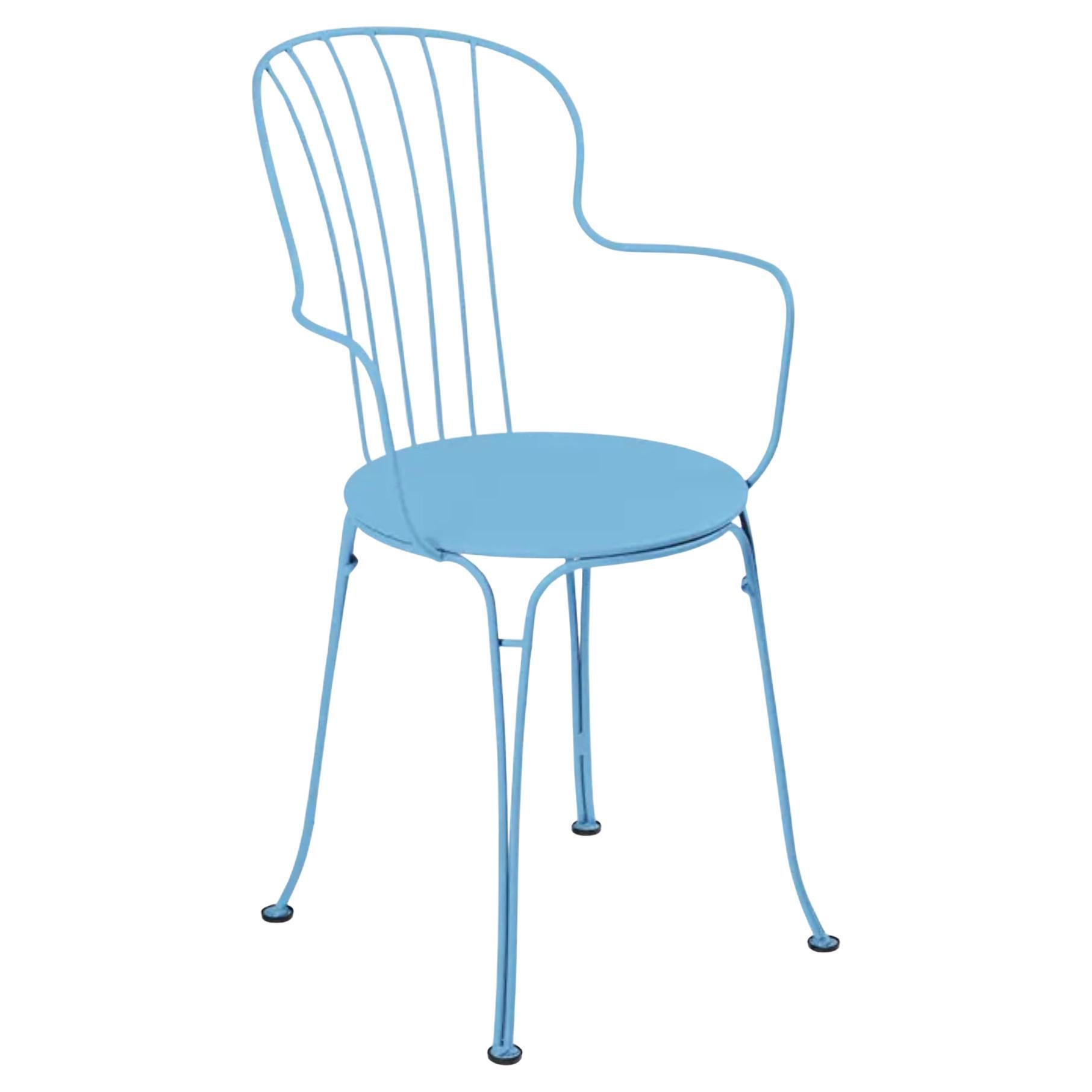 Chair with arms Fermob - Opéra+ Armchair - Maya Blue